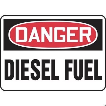 Accuform OSHA DANGER SAFETY SIGN DIESEL FUEL FRMCHL226VP FRMCHL226VP